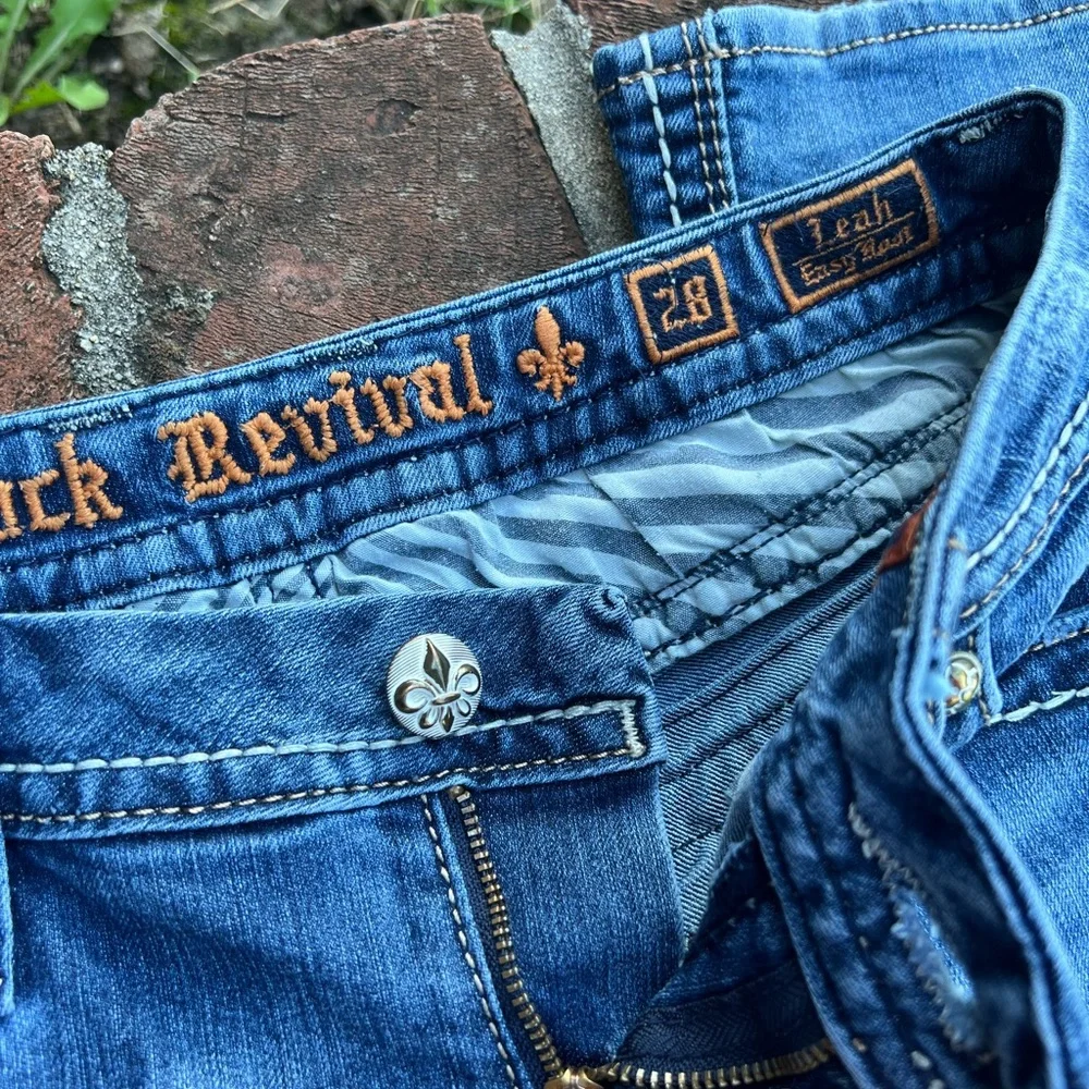 Rock Revival "LEAH" easy boot jeans size 28 - Picture 3 of 6